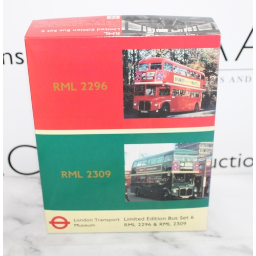 357 - London Transport Museum Limited Edition Bus Set Number 6 RML 2296 & RML 2309