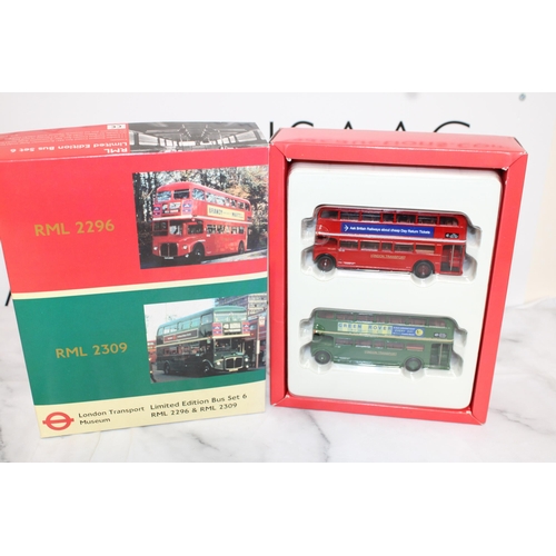 357 - London Transport Museum Limited Edition Bus Set Number 6 RML 2296 & RML 2309