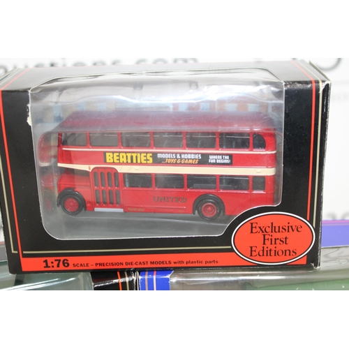 363 - Three Boxed Exclusive First Edition (EFE) Scale 1:76 Buses