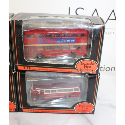 364 - Four Boxed Exclusive First Edition (EFE) Scale 1:76 Buses