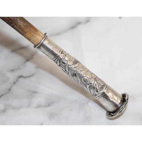 109 - Decorative Umbrella - Silver Handle as shown in pictures