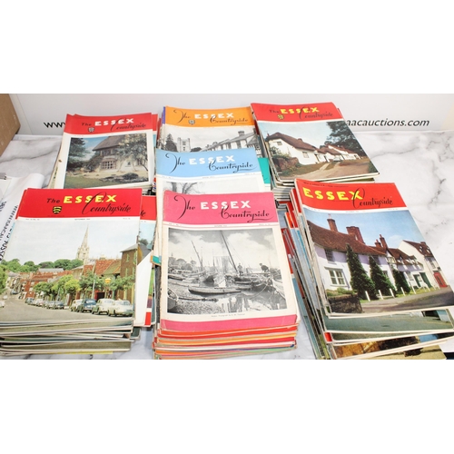 856 - Large Quantity of Essex Countryside Magazines Including Issue No 1 Autumn 1952 through to January 19... 