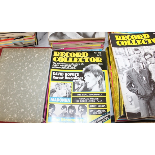 857 - Large Quantity of Record Collector Magazines 
Includes 3 Folders plus others
Collection Only