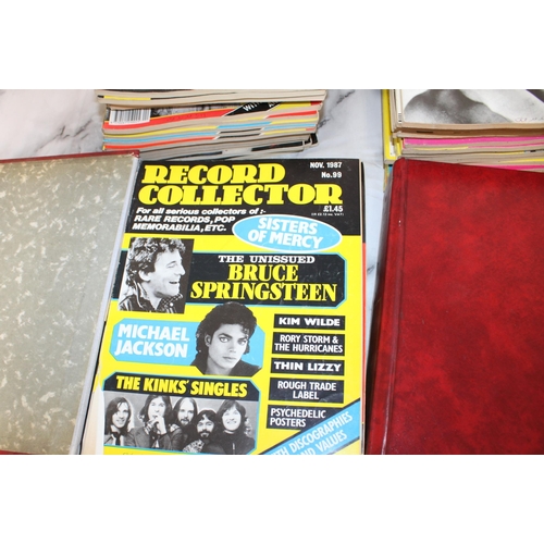 857 - Large Quantity of Record Collector Magazines 
Includes 3 Folders plus others
Collection Only