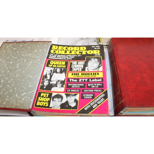 857 - Large Quantity of Record Collector Magazines 
Includes 3 Folders plus others
Collection Only