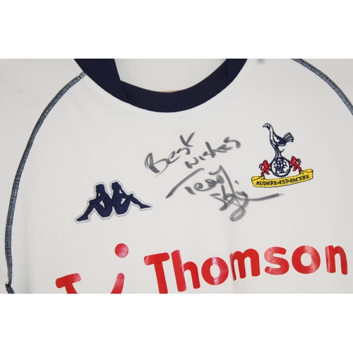 201 - Signed Tottenham Hotspur Football Shirt ( Teddy Sheringham)