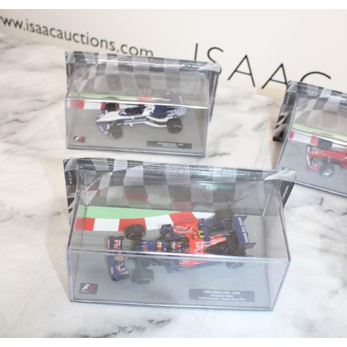 481 - Five Formula 1 Packed Collectable Racing Cars