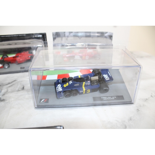 483 - Five Packed Formula 1 Collectable Racing Cars With DVD