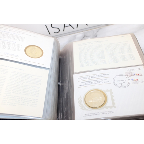 561 - International Society Of Postmasters 36 Silver Medal Collection