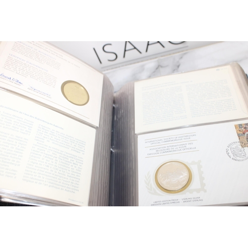 561 - International Society Of Postmasters 36 Silver Medal Collection