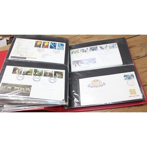 33 - Two Large Folders Containing First Day Covers...