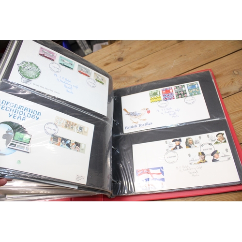 33 - Two Large Folders Containing First Day Covers...