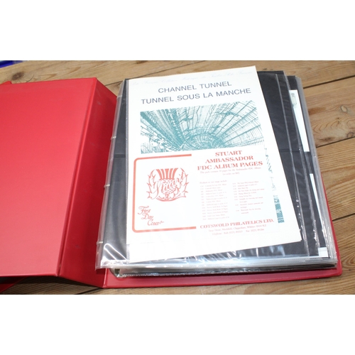 33 - Two Large Folders Containing First Day Covers...