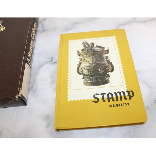 34 - Two Stamp Albums Containing Franked/ Unfranked Stamps...