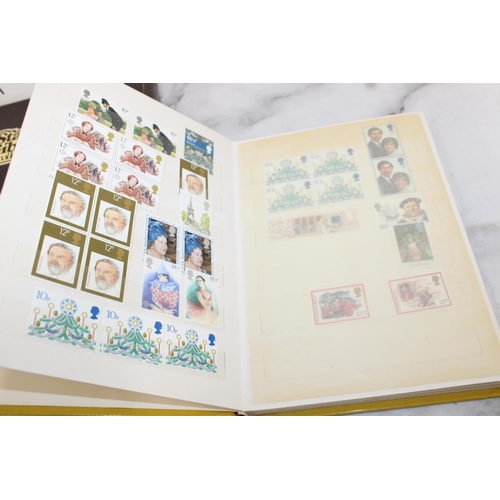 34 - Two Stamp Albums Containing Franked/ Unfranked Stamps...