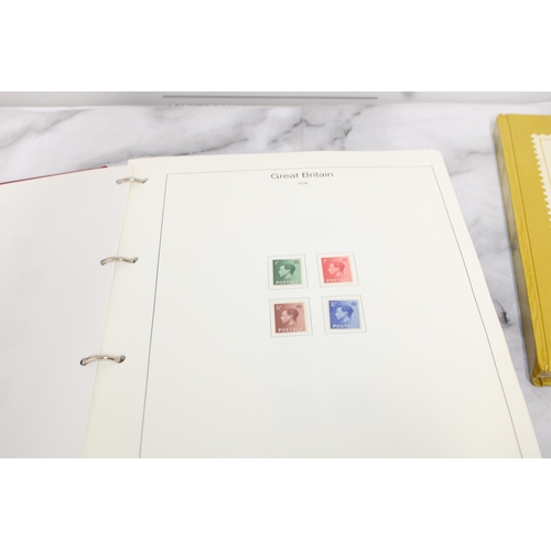 34 - Two Stamp Albums Containing Franked/ Unfranked Stamps...