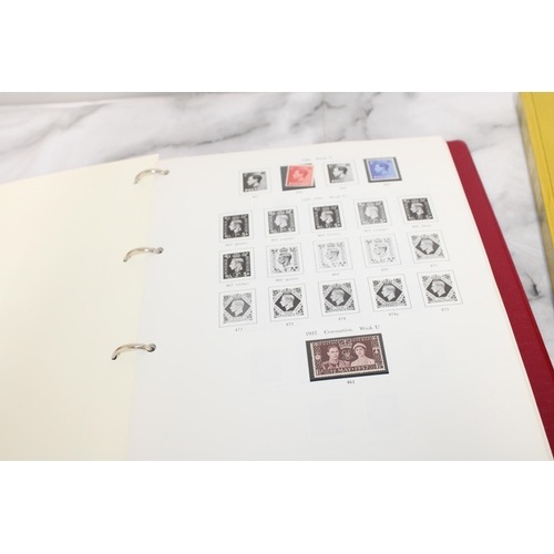 34 - Two Stamp Albums Containing Franked/ Unfranked Stamps...