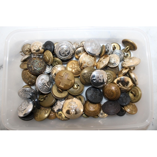 510 - Quantity of Military Regiment  Uniform Buttons plus Others