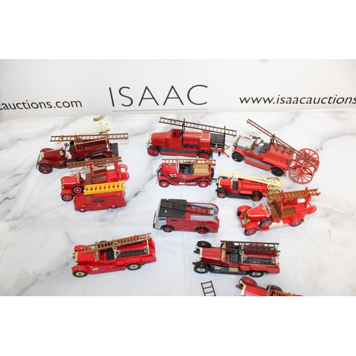 132 - Collection of Fire Engine Die Cast Models