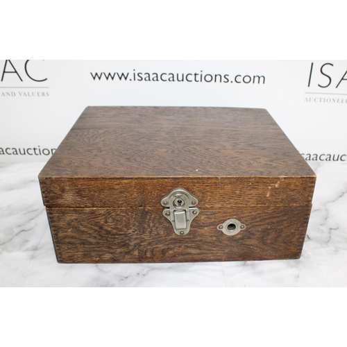 105 - Wooden Box Containing Fashion Jewellery Items