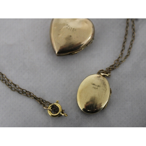 106 - Two Rolled Gold Lockets