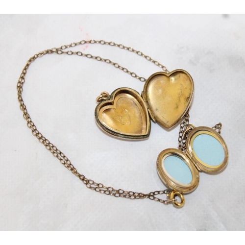 106 - Two Rolled Gold Lockets