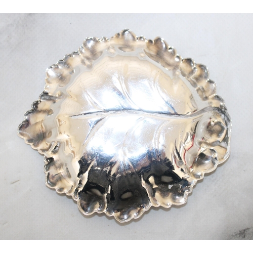 82 - Silver Hallmarked Leaf Dish Length-9cm Weight-42.72g