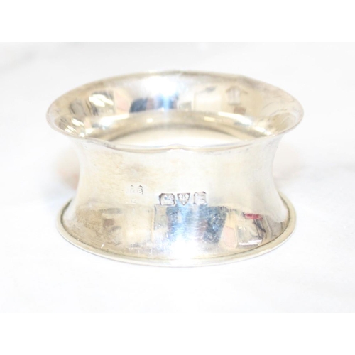 83 - Silver Hallmarked Napkin Ring Weight-10.20g