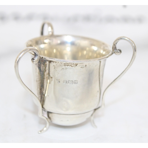 84 - Small Silver Hallmarked Cup Item Height-5.5cm Weight-29.78g