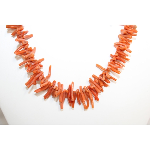 114 - Boxed Coral Necklace