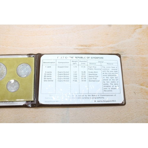 212 - Currency Of Singapore Coin Set