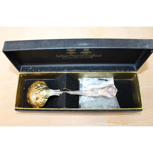 20 - Silver Plated Arthur Price Of England Spoon In Box
Kings Cranberry Ladle