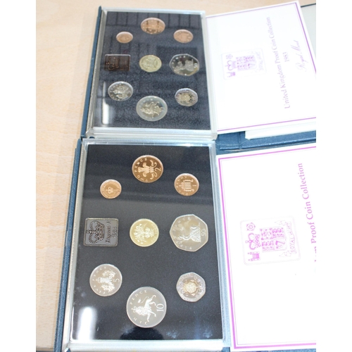 243 - Two Royal Mint UK 1983 & 1984 Proof Coin Collection