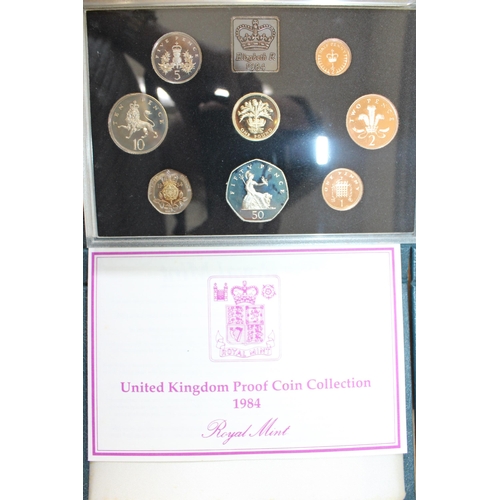 243 - Two Royal Mint UK 1983 & 1984 Proof Coin Collection