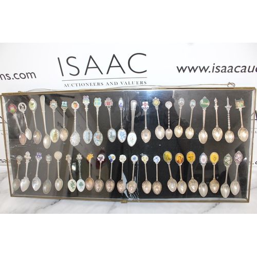 22 - Quantity Of Collectable Spoons In Glass Case
69.5 x 31cm
Collection Only
All Proceeds Go To Charity