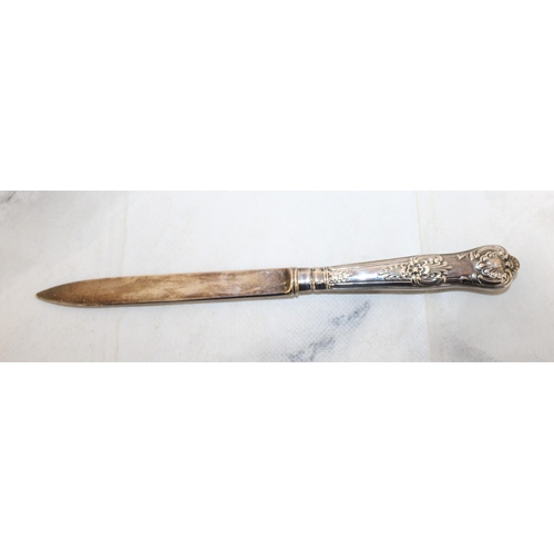 31 - 1921 Silver Hallmarked Letter Opener Weight-40g