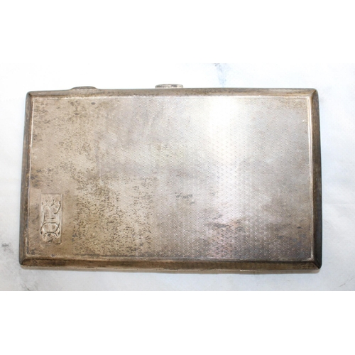 41 - Silver Hallmarked Cigarette Case Inscribed May to 