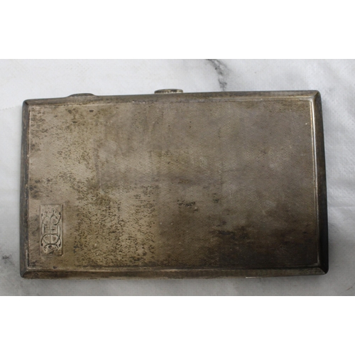 41 - Silver Hallmarked Cigarette Case Inscribed May to 