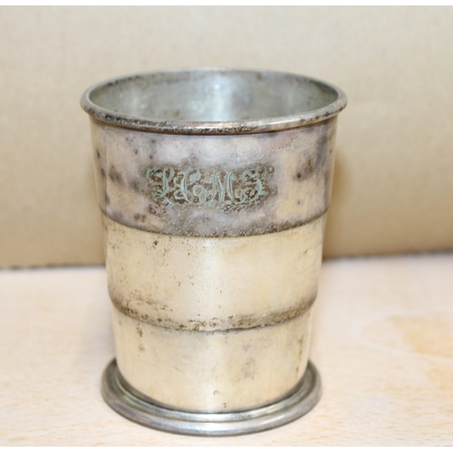 47 - Watrous MF G CO Silver Soldered 019 Cup In Case