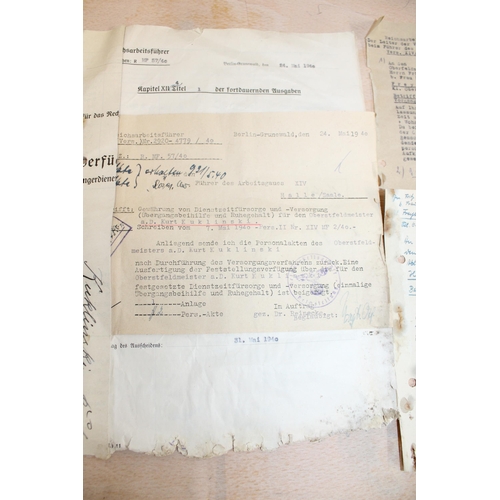 358 - German War Time Paperwork