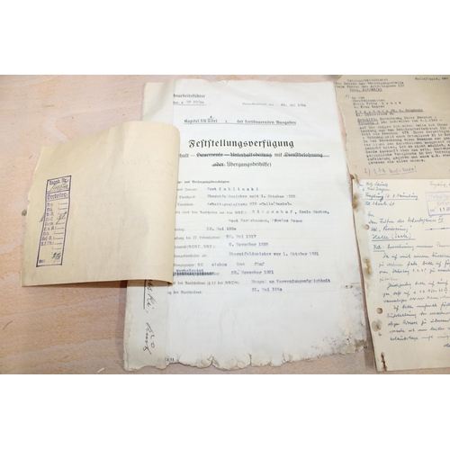 358 - German War Time Paperwork