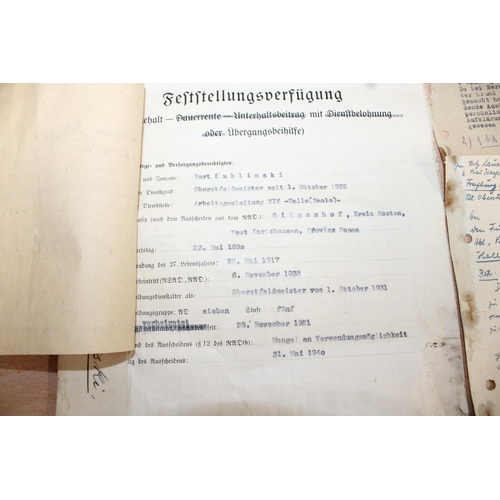 358 - German War Time Paperwork