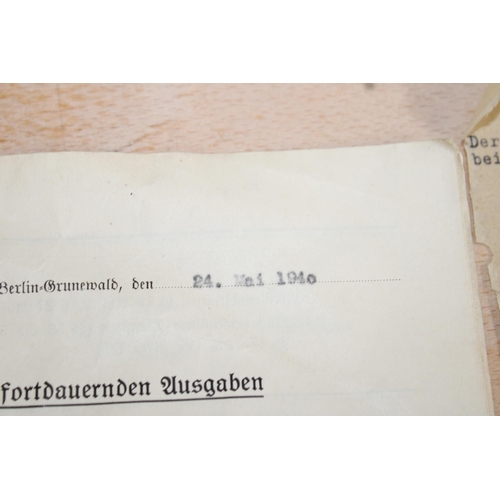 358 - German War Time Paperwork