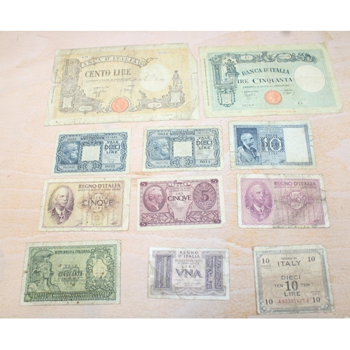 252 - Mixed Currency Notes