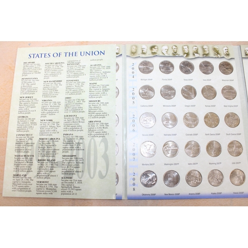 260 - 1999-2008 State Series Quarters Complete 100 Coin Set Philadelphia & Denver Mints