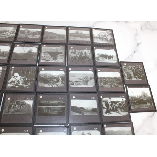 353 - Large Quantity of Military Lantern Slides Boer War / WWI