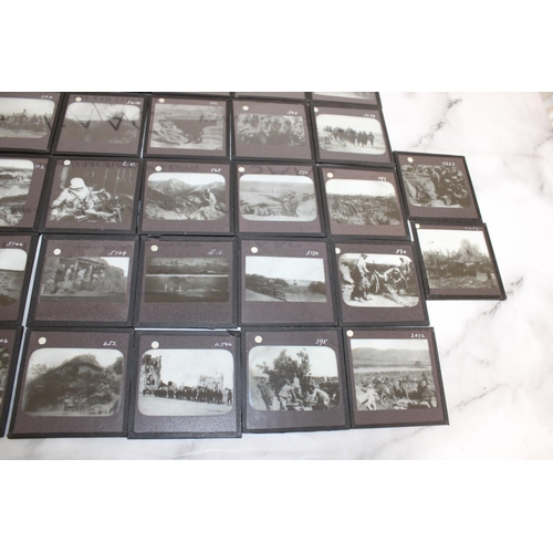 353 - Large Quantity of Military Lantern Slides Boer War / WWI