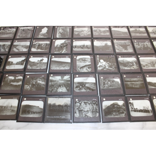 353 - Large Quantity of Military Lantern Slides Boer War / WWI