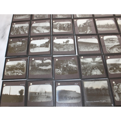 353 - Large Quantity of Military Lantern Slides Boer War / WWI