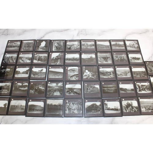 353 - Large Quantity of Military Lantern Slides Boer War / WWI